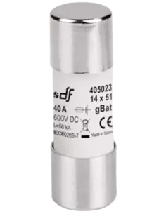 Fusible cylindrique 14 x 51 gBat 12 A
