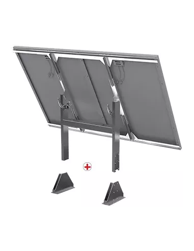 Support panneau Unifix 1200 EGF avec fixation sol béton ou bois UNITECK