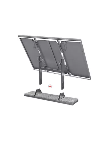 Support panneau Unifix 1200 EGF avec support dalle de béton UNITECK