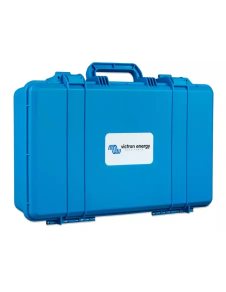 Mallette de transport pour chargeurs Blue Smart IP65 12/15 à 24/8 et accessoires vu de devant