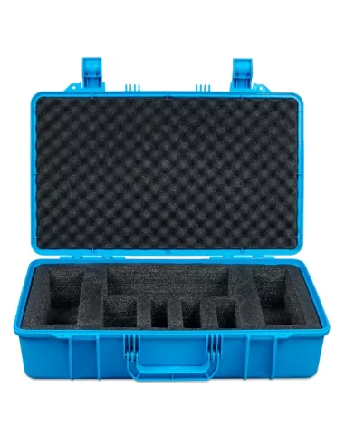 Mallette de transport pour chargeurs Blue Smart IP65 12/15 à 24/8 et accessoires vu de l'intérieur