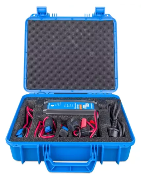 Mallette de transport pour chargeurs Blue Smart IP65 12/25 et 24/13 et accessoires vue pleine