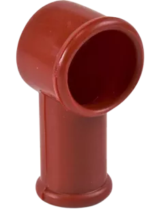 Capot isolant rouge pour cosse à œillet - câble 10 / 50 mm²