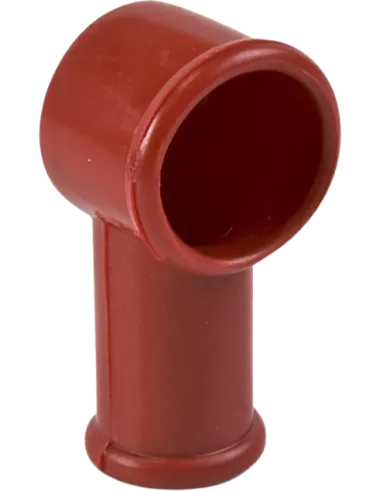Capot isolant rouge pour cosse à œillet - câble 10 / 50 mm²