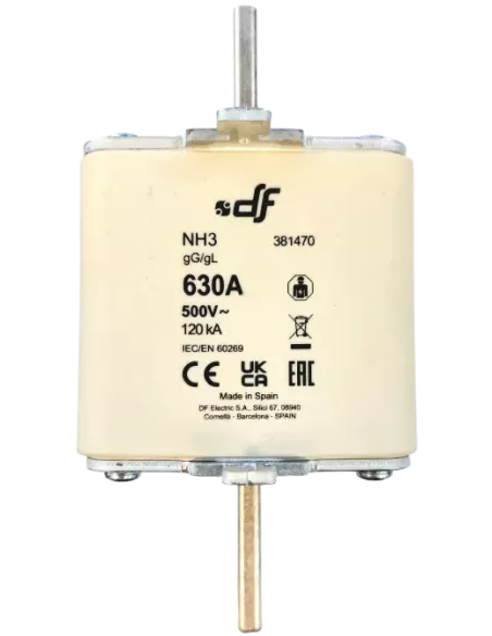 Fusible à couteaux NH3 630 A / 500 V