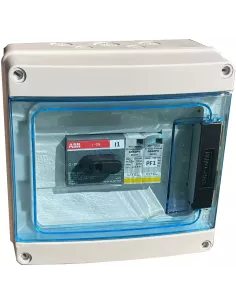 Coffret DC 600VDC 3kW avec parafoudre (fermé)