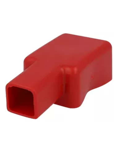Capot isolant rouge pour cosse à œillet - câble 70/95 mm²