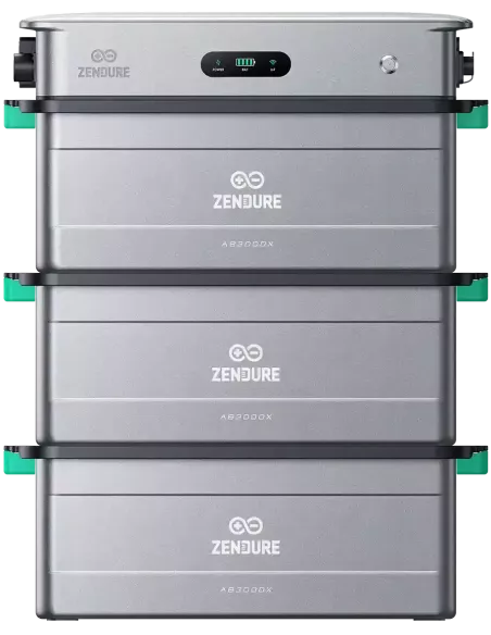 SolarFlow 2400 AC avec 3 AB3000X Zendure