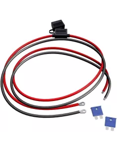 Câble de batterie avec fusible 15 A et cosse à œillet M8
