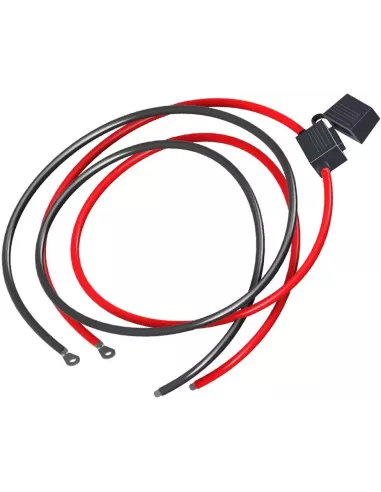 Câble de batterie avec fusible 15 A et cosse à œillet M8