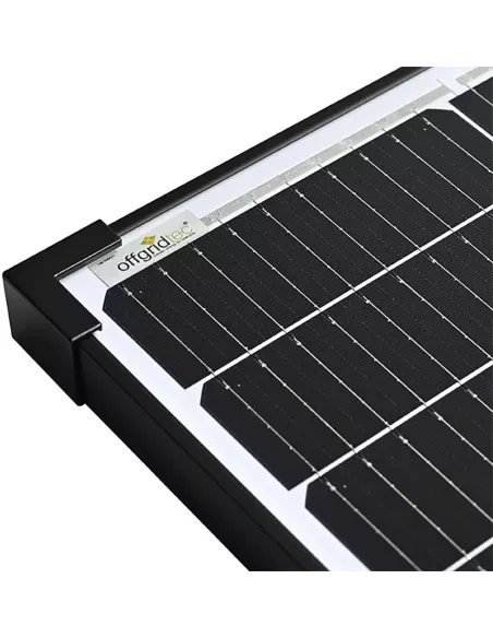 Panneau solaire monocristallin 24 V 100 W Offgridtec