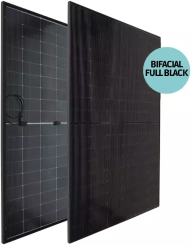 Panneau solaire JA Solar Bifacial - Full Black 500W