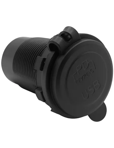 Adaptateur de charge rapide pour voiture avec double prise USB-A + USB-C