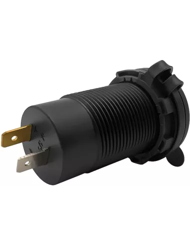 Adaptateur de charge rapide pour voiture avec double prise USB-A + USB-C