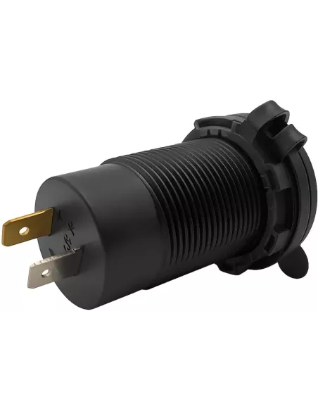 Adaptateur de charge rapide pour voiture avec double prise USB-A + USB-C