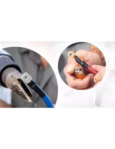 5 mètres de gaines thermo rétractable Rouge Diamètre 9 mm