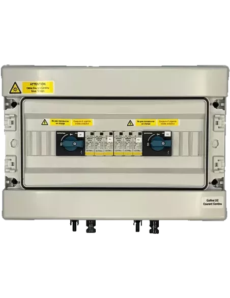 Coffret DC 2 x 25 A / 1000 V 1 string