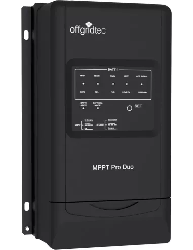 Régulateur solaire MPPT Pro Duo 12 / 24 V 30 A Offgridtec
