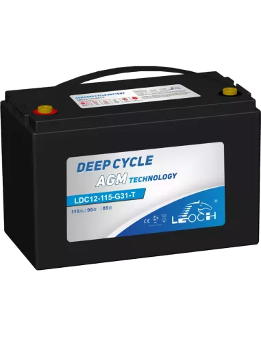 Batterie LEOCH LDC12-115-G31-T 12 V 115 Ah