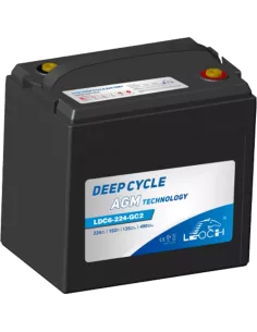 Batterie LEOCH LDC6-224-GC2 6 V 224Ah