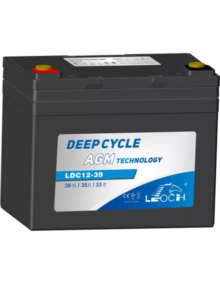 Batterie LEOCH LDC12-39 12 V 39 Ah