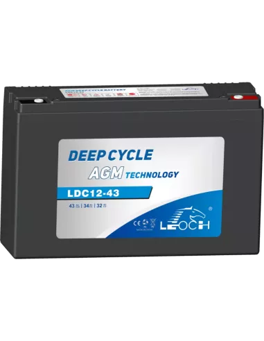 Batterie LEOCH LDC12-43 12 V 43 Ah