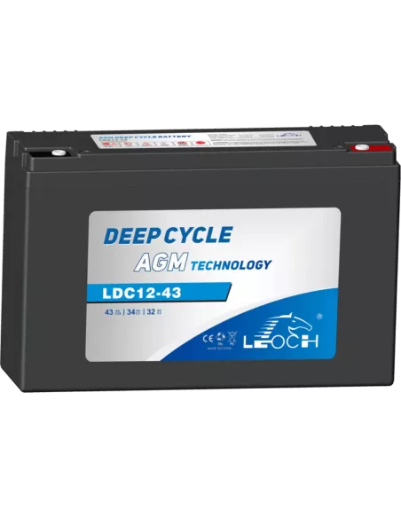 Batterie LEOCH LDC12-43 12 V 43 Ah
