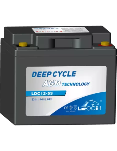 Batterie LEOCH LDC12-53 12 V 53 Ah
