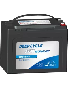 Batterie LEOCH LDC12-55 12 V 55 Ah
