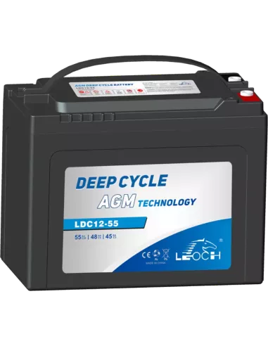 Batterie LEOCH LDC12-55 12 V 55 Ah