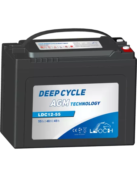 Batterie LEOCH LDC12-55 12 V 55 Ah