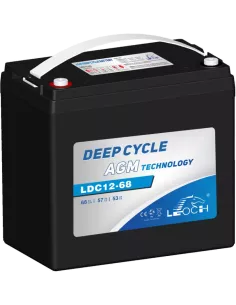 Batterie LEOCH LDC12-68 12 V 68 Ah