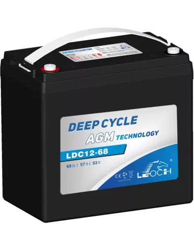 Batterie LEOCH LDC12-68 12 V 68 Ah