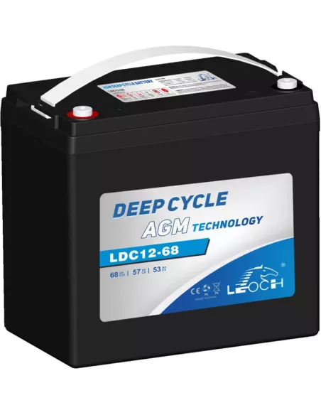 Batterie LEOCH LDC12-68 12 V 68 Ah