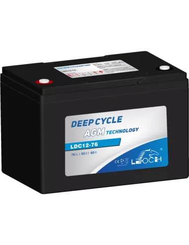 Batterie LEOCH LDC12-76 12 V 76 Ah