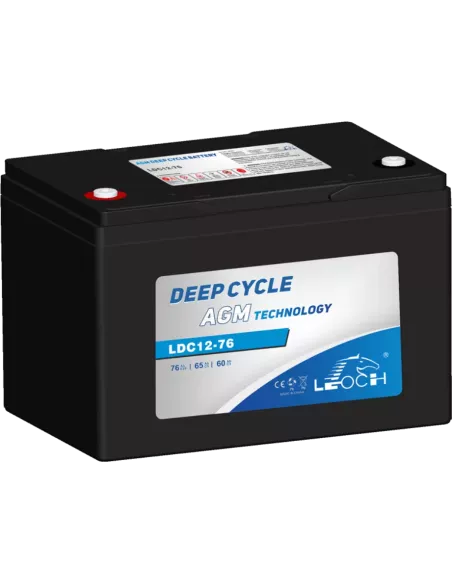 Batterie LEOCH LDC12-76 12 V 76 Ah