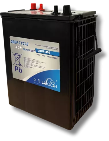 Batterie LEOCH LDC6-350 6 V 350 Ah