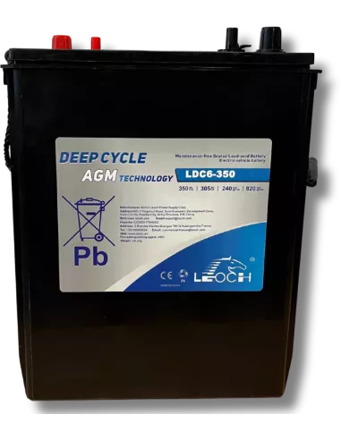 Batterie LEOCH LDC6-350 6 V 350 Ah