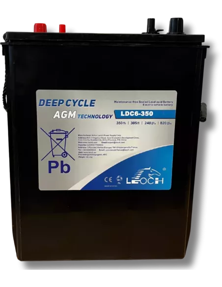 Batterie LEOCH LDC6-350 6 V 350 Ah