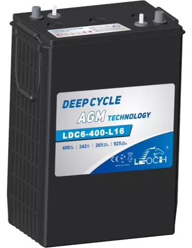 Batterie LEOCH LDC6-400-L16 6 V 400 Ah
