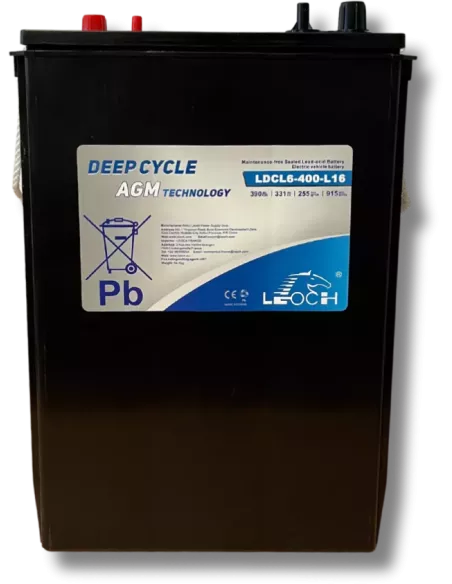Batterie LEOCH LDC6-400-L16 6 V 400 Ah