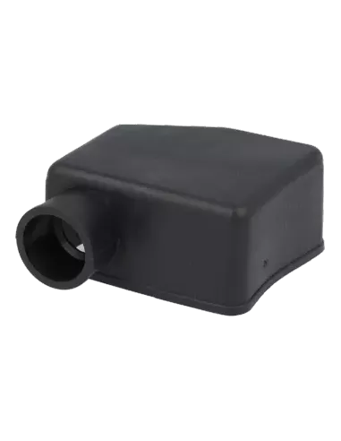 Capot PVC isolant noir pour collier double serrage