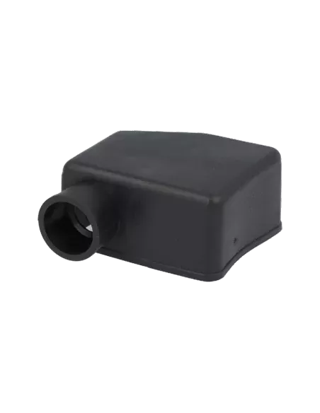 Capot PVC isolant noir pour collier double serrage