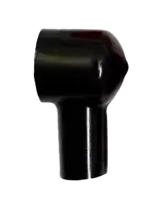 Capot PVC isolant noir pour collier double serrage