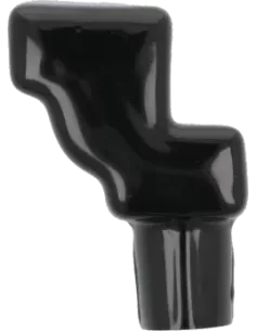 Capot PVC isolant noir pour collier double serrage