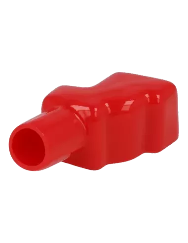 Capot PVC isolant rouge pour collier double serrage