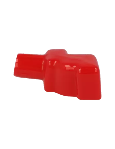 Capot PVC isolant rouge pour collier double serrage