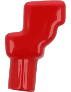 Capot PVC isolant rouge pour collier double serrage