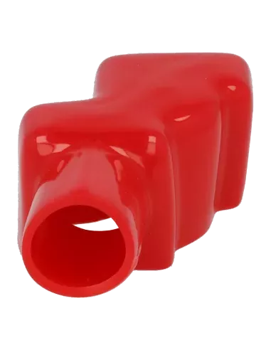 Capot PVC isolant rouge pour collier double serrage