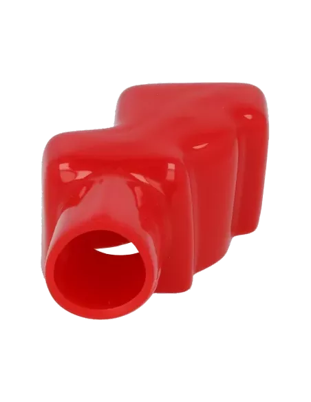 Capot PVC isolant rouge pour collier double serrage